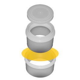 2143: XRF Sample Cups with TrimLess® Sleeve, Internal