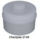 P2: XRF Sample Cups with TrimLess® Sleeve, Internal Overflow Reservoir with Vented Cap and integrated knob, Double Open Ends; 1.76