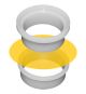 1070: TrimLess® XRF Sample Cups, Double Open Ends; 1.52