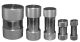 1149-SS: SpectroVial® Grinding Vials, Stainless Steel, SlipFit®, 56mm dia. X 91mm long, 99.2cm³, 1/pack, 1252 Ball Pestle Incl.
